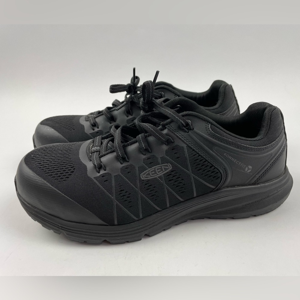 KEEN BLACK VISTA ENERGY WORK SHOES CARBON TOE Mens 10 EE Wide *NEEDS INSOLES*